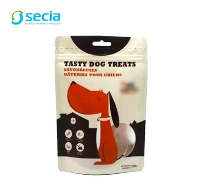 Sawv ntsug-Zipper Pet Food Bag