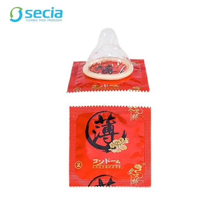 High Quality Ultra-thin Aluminum Foil Condom Packaging Bag