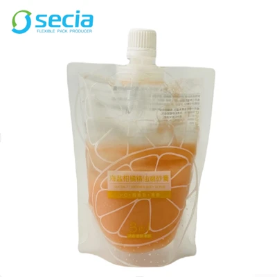Hiav txwv Citrus Tseem Ceeb Roj Scrub Spout Hnab